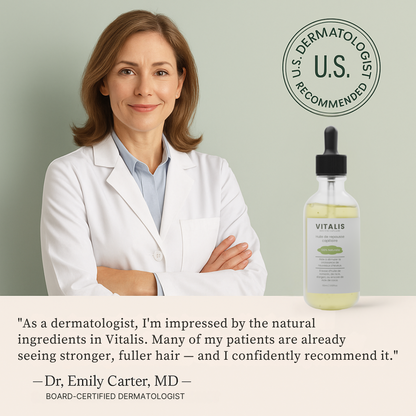 Vitalis Hair Growth Oil – For Thicker, Fuller-Looking Hair